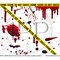 #797 CLEAR- 20oz -Crime Scene Blood Splatter 9.4" x 8" Pattern Vinyl Wrap